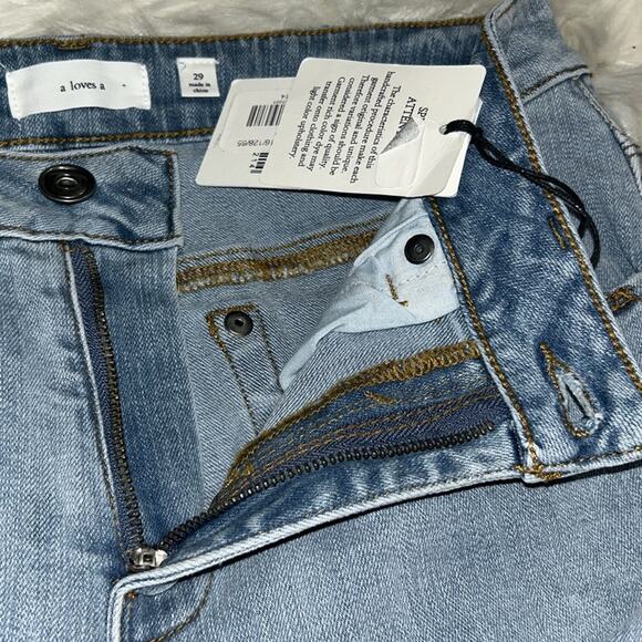 Woman’s A Love A High Rise Ankle Skinny Jeans na Light-washed size 29 - Picture 12 of 14